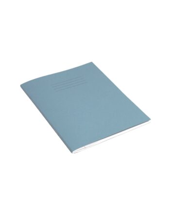 Exercise Book 9 x 7 (229 x 178mm) Light Blue Cover 8mm Ruled & Margin 48 Pages