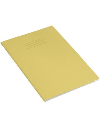 Exercise Book 9 x 7 (229 x 178mm) Yellow Cover 10mm Squares 48 Pages