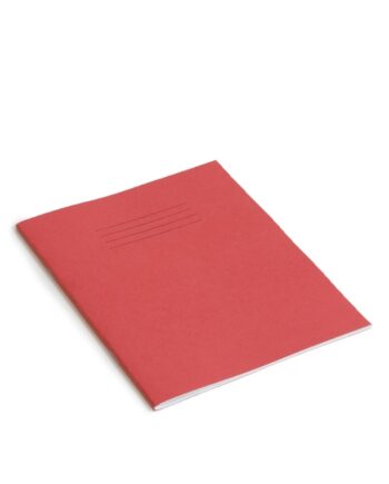 Exercise Book 9 x 7 (229 x 178mm) Red Cover 7mm Squares 48 Pages