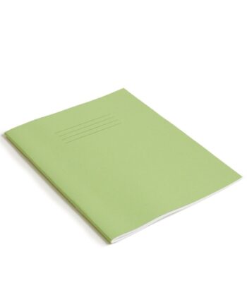 Exercise Book 9 x 7 (229 x 178mm) Light Green Cover 8mm Ruled 48 Pages