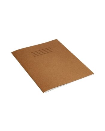 Exercise Book 9 x 7 (229 x 178mm) Buff Cover 8mm Ruled 48 Pages