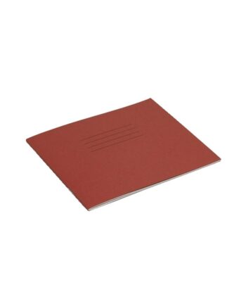 Exercise Book 5.25 x 6.5 (133 x 165mm) Red Cover 11mm Ruled 24 Pages