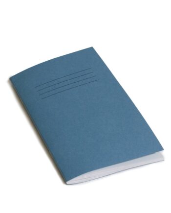 Exercise Book 6.5 x 4 (165 x 102mm) Blue Cover 7mm Ruled 48 Pages