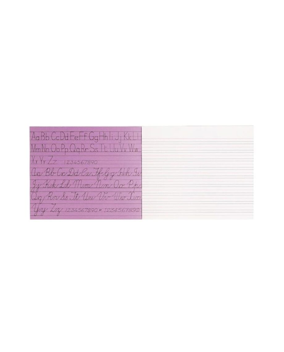 Exercise Book 6.25 x 8 (160 x 203mm) Purple Cover 4mm Grey Lines Centred, 15mm Red Lines 32 Pages