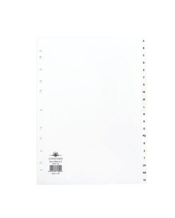 A4 Extra Wide A-Z Dividers