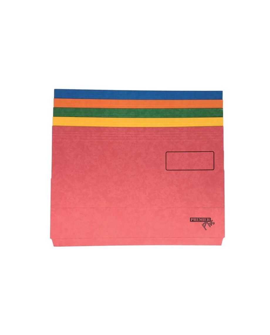Foolscap Document Wallets - Assorted Colours