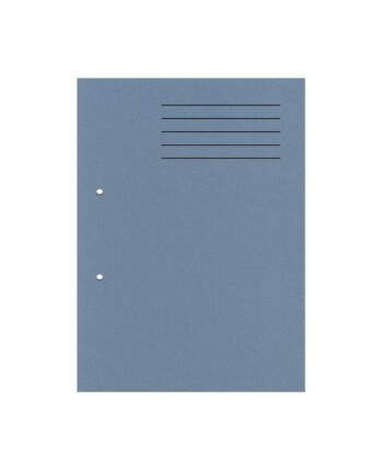 A4 Cut Flush Punched Folders - Blue