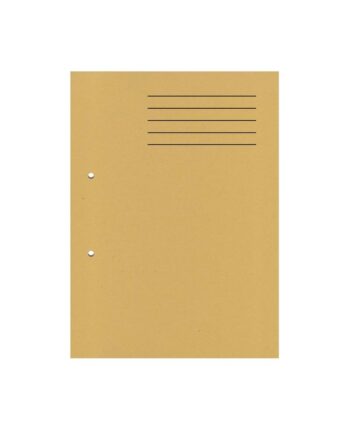 A4 Cut Flush Punched Folders - Yellow