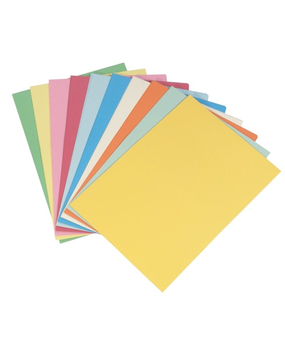 A4 Recycled Card - Assorted Brights 340 Micron