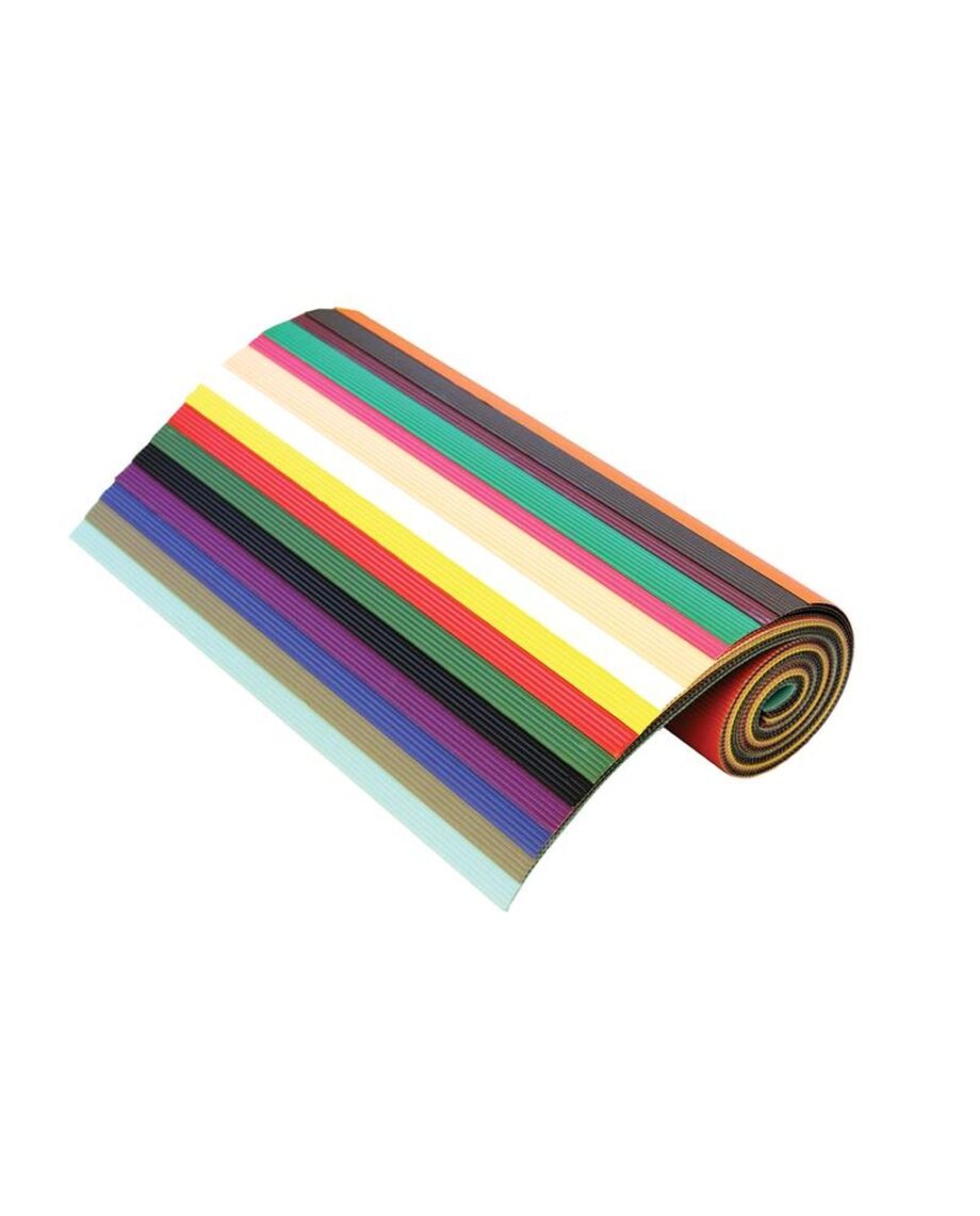 Corrugated Board Rolls, Assorted Colours 500x700mm