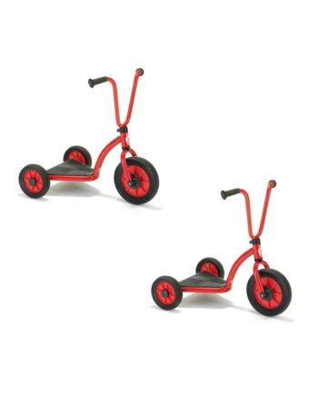 Wide Base Scooter (Set Of 2)
