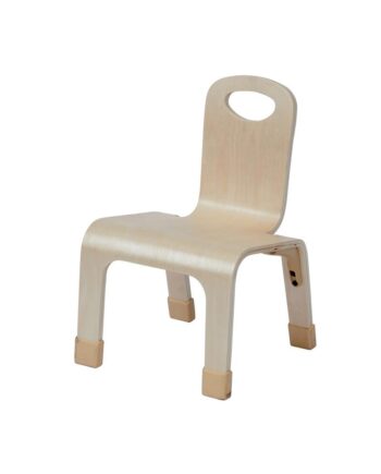 One Piece Wooden Chair Pack Of 4 Seat Height 210MM