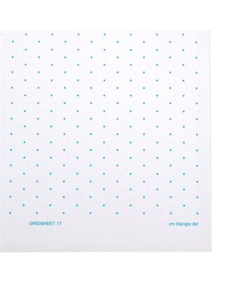 A4 10mm Triangular Dots Grid Sheet