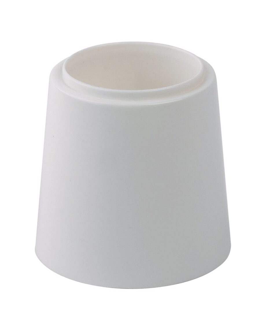 Stable Plastic Pots - White