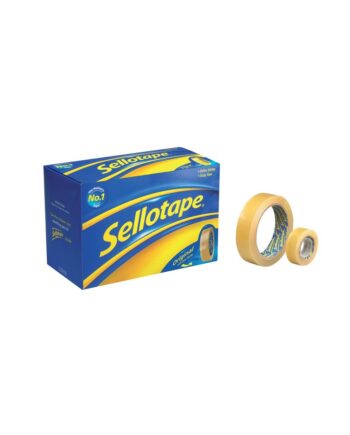 Sellotape Original Golden Tape - 18mm x 33m, Core 25mm