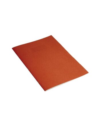 Exercise Book A4 (297 x 210mm) Red Cover 8mm Ruled & Margin 80 Pages