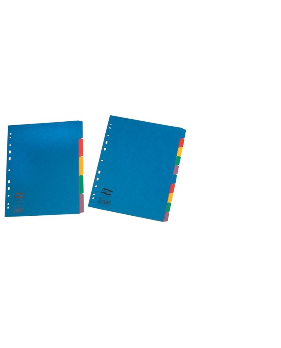 Europa Extra Wide Coloured Dividers - 5 Part