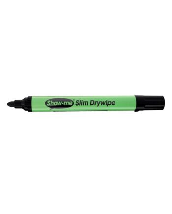 Show-me Drywipe Markers - Black, Medium Point