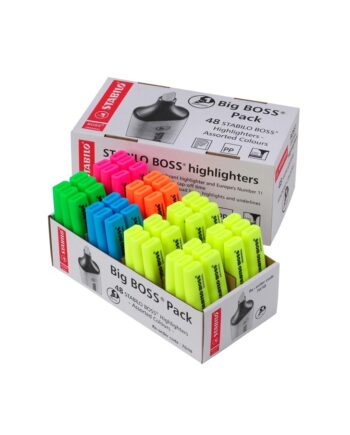 Stabilo Boss Highlighter Pen Class Pack - Assorted Colours