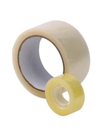 Clear Adhesive Tape - 25mm x 66m, 76mm Core
