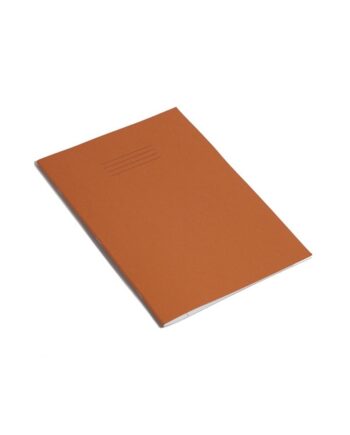 Exercise Book A4 (297 x 210mm) Orange Cover 6mm Ruled & Margin 80 Pages
