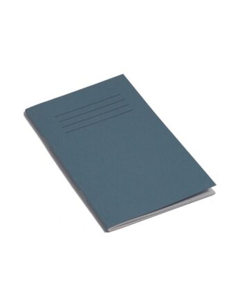 Exercise Book 6.5 x 4 (165 x 102mm) Light Blue Cover 7mm Ruled & Centre Margin 48 Pages
