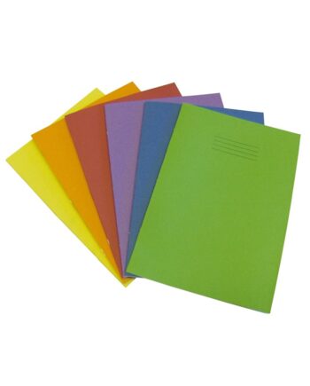 Exercise Book A4 (297 x 210mm) Light Blue Cover 8mm Ruled & Margin 60 Pages