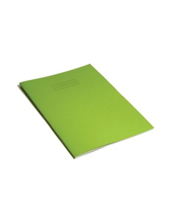 Exercise Book A4 (297 x 210mm) Light Green Cover 10mm Squares 80 Pages
