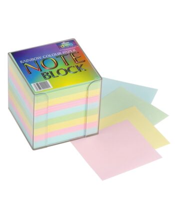 Coloured Paper Note Block Refill