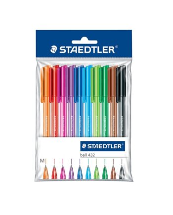 Staedtler 432 Ballpoint Pen - Assorted Colours