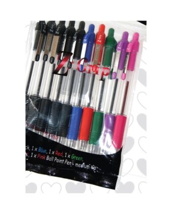 Zebra Z Grip Ballpoint Pen Medium - Assorted Colours