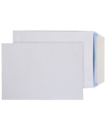 C5 White Wallet Envelope - Non Window, 162 x 229mm