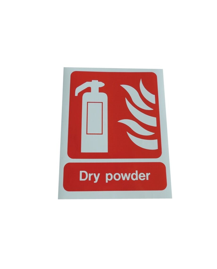 Fire Extinguisher Sign: Dry Powder