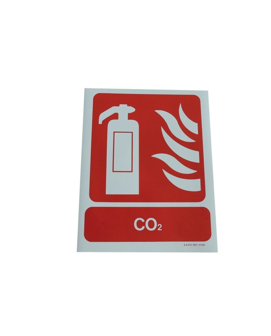 Fire Extinguisher Sign: CO2