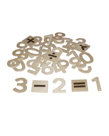 Plain Wooden Numbers