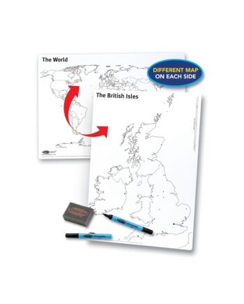 Show-me A3 UK/World Whiteboards