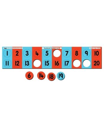 Number Track with Pop-out Counters