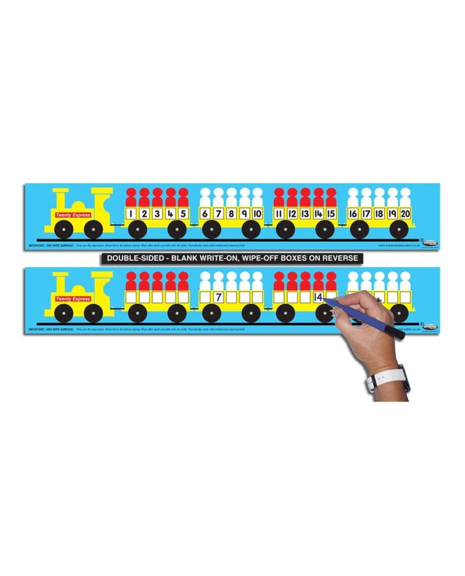 1-20 Number Train - Childs (Pack of 6)