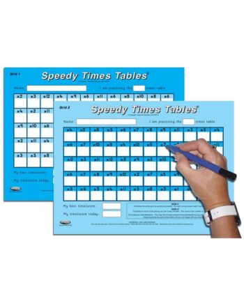SPEEDY TIMES TABLE SET - Pack of 6
