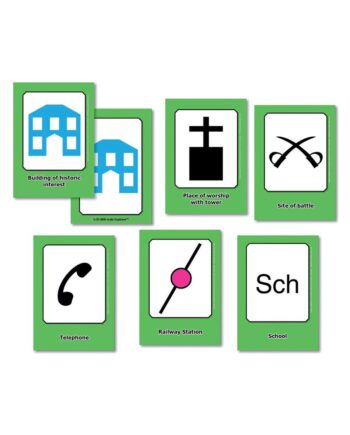 OS Map Symbols Flash Cards