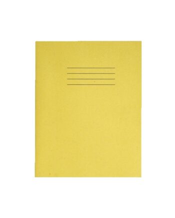 Exercise Book A4+ size (330 x 250mm) Yellow Cover Plain - No Ruling 40 Pages