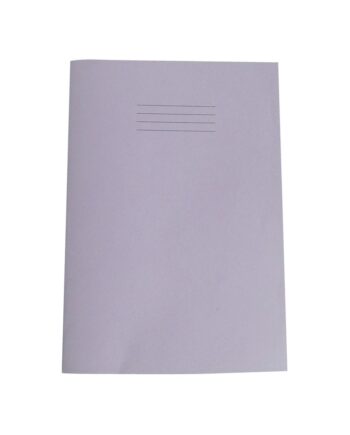 Exercise Book A4+ size (330 x 250mm) Purple Cover 12mm Ruled 40 Pages