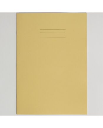 Exercise Book A4+ size (330 x 250mm) Yellow Cover 7mm Squares 40 Pages
