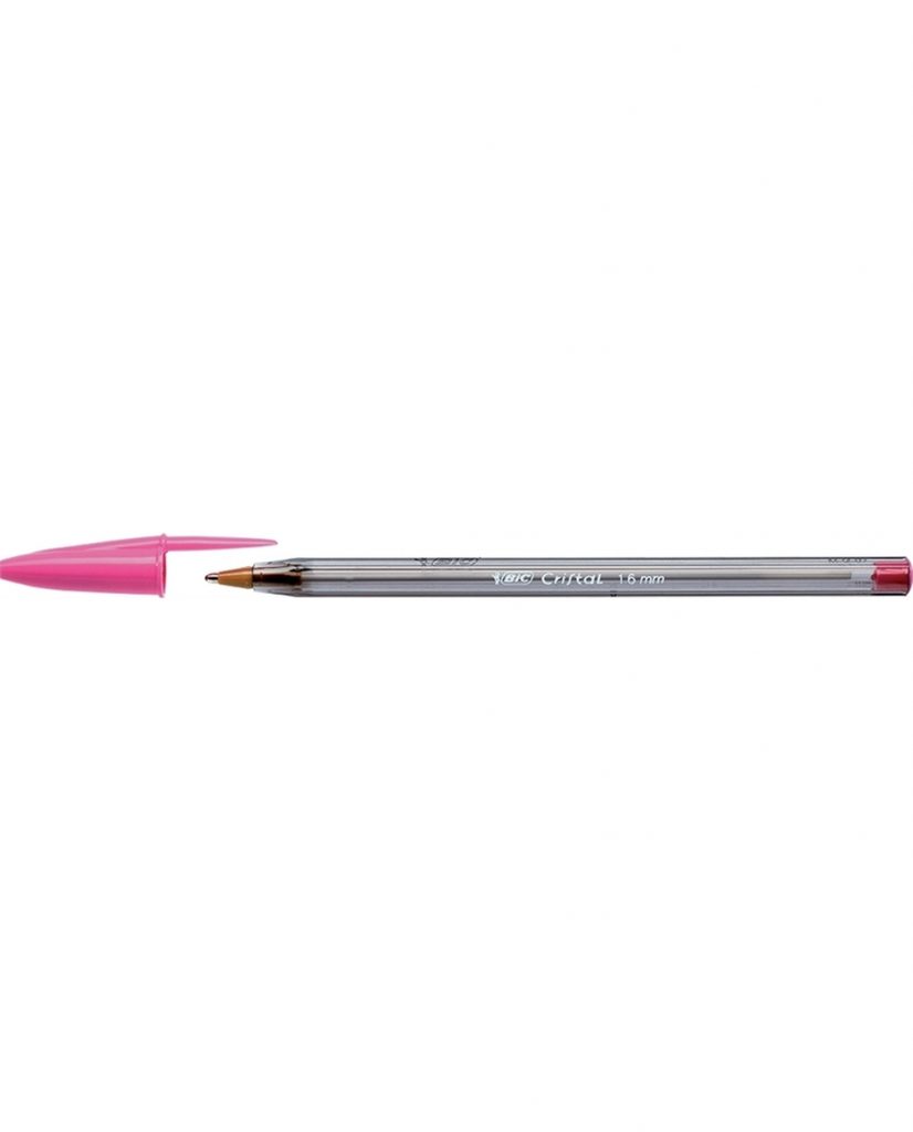 BIC® Cristal Fun Large Ballpoint Pens Pink - Pack of 20