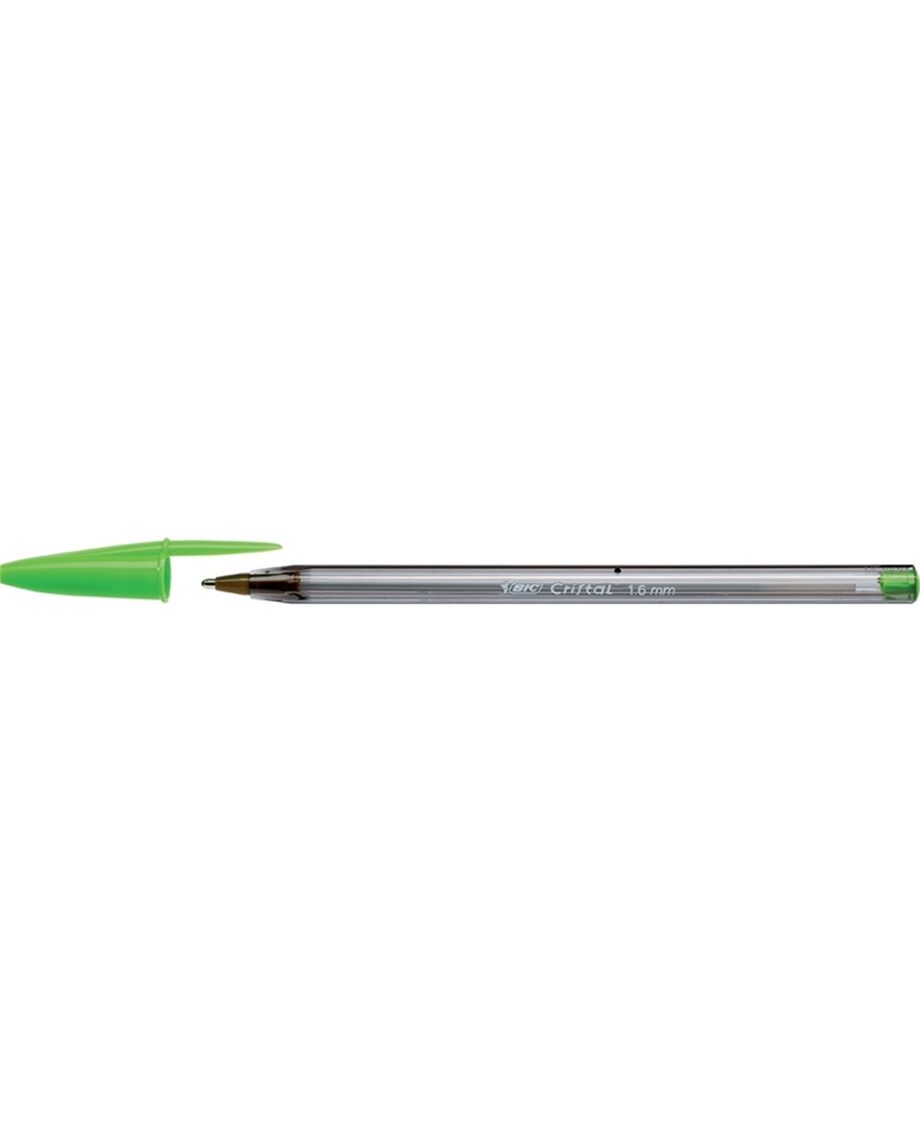 BIC Cristal Fun Ballpoint Pen -  Lime Green
