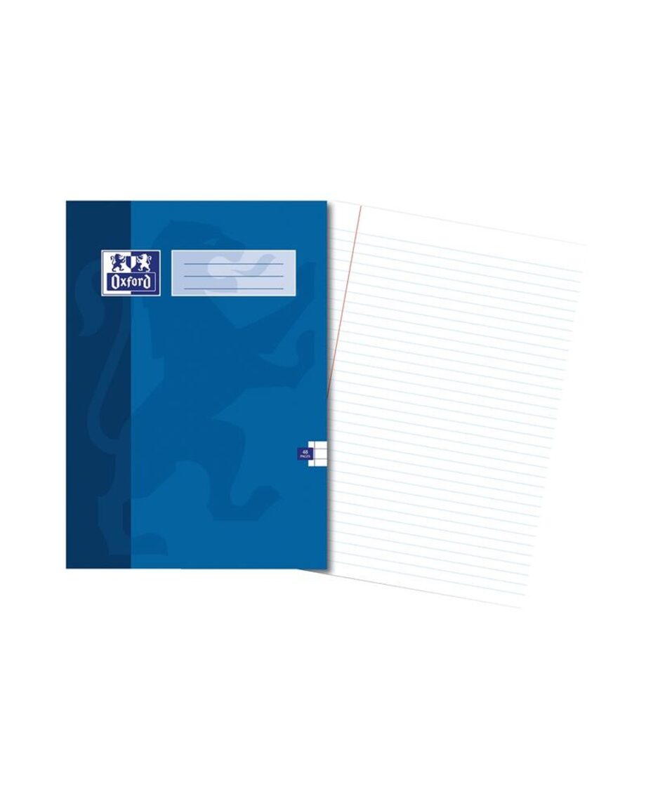 A4 Oxford Exercise Book - 48Pg 8mm Mar Blue