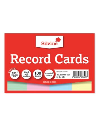 Record Cards 150mm x 100mm - Multi Coloured