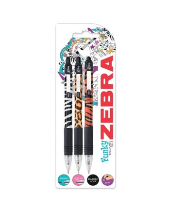 Zebra Z Grip Funky Ballpoint Pen - Assorted Colours