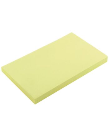 Essentials Yellow Sticky Notes 125 x 75mm 100     Sheets Per Pad