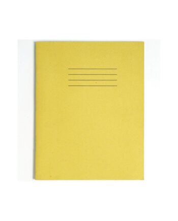Exercise Book A4+ (330 x 250mm) Yellow Cover Plain - No Ruling 80 Pages